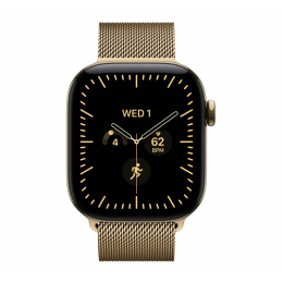 Apple Watch Series 12 42 mm Radiant Gold Titanium, Milanese Loop (Radiant Gold)